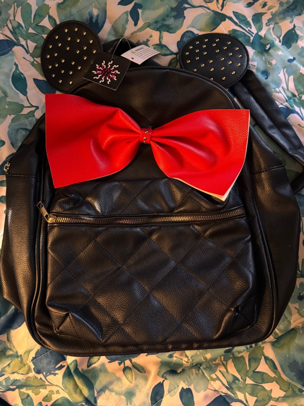 Olivia Miller Black Minnie-like Black Backpack